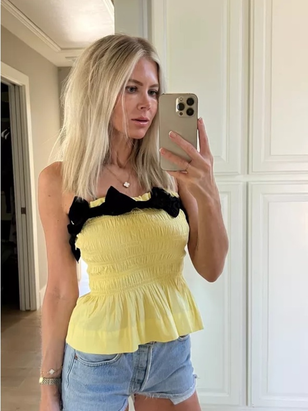 Damsen Madder Bea Cami Bow Tank